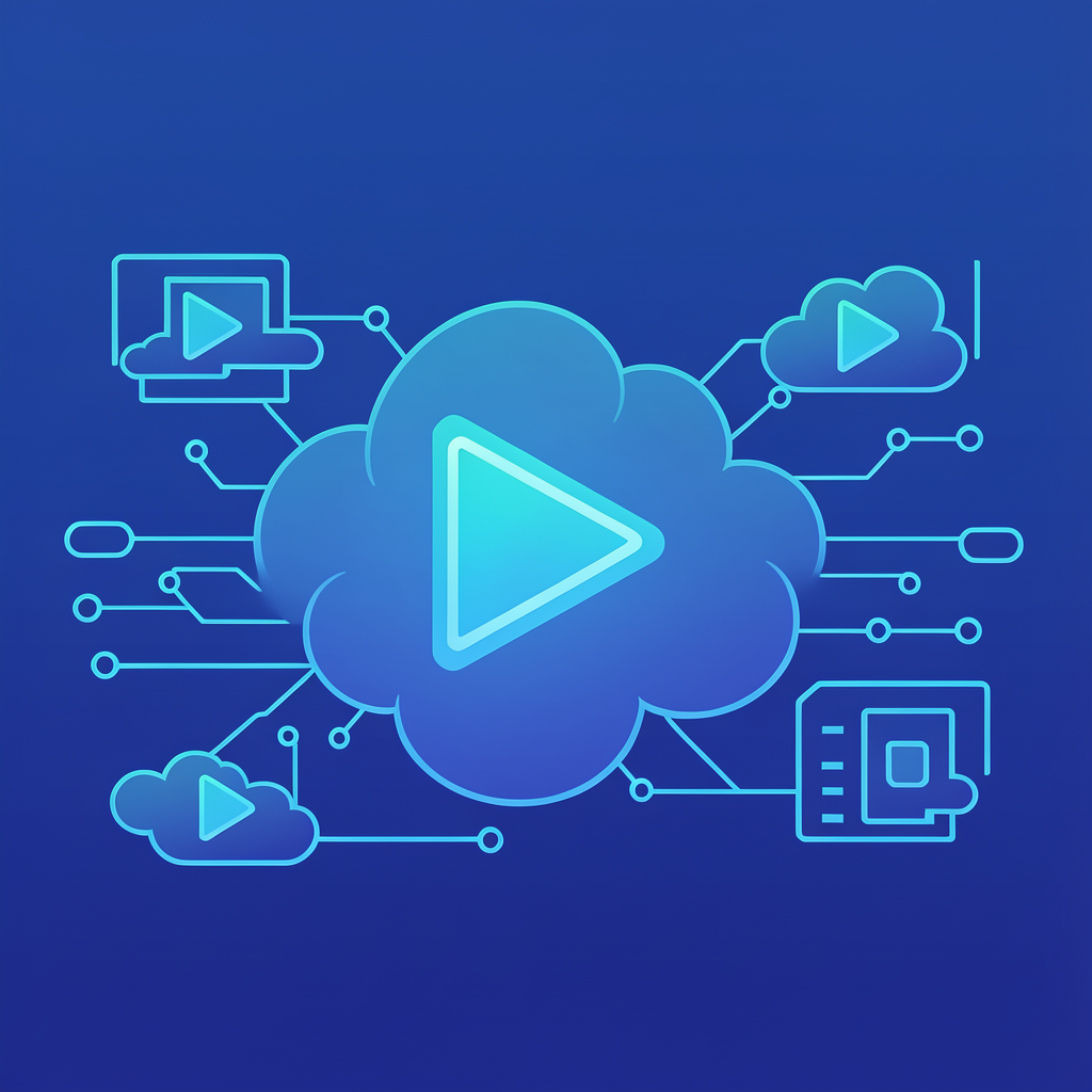 Illustration of YouTube downloader API-style ingestion flow with async completion
